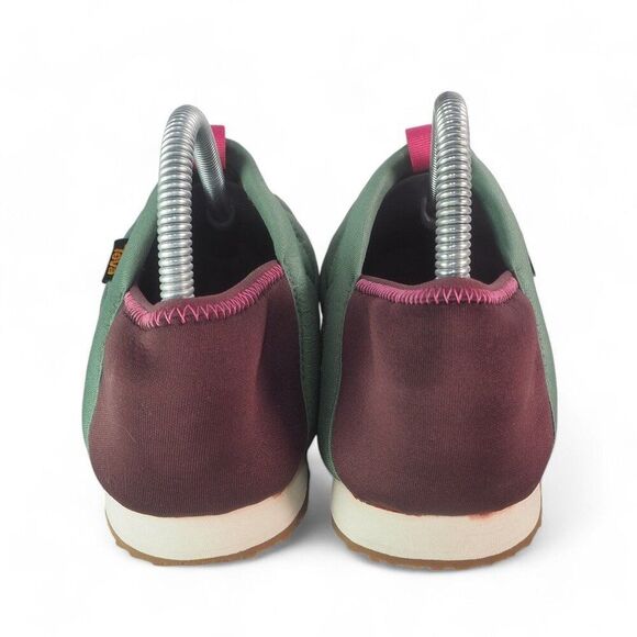 Teva Ember Moc Slip-on Comfort Shoes "Helix Green" 1103202Y Youth 6 Women's 8 - Picture 5 of 11